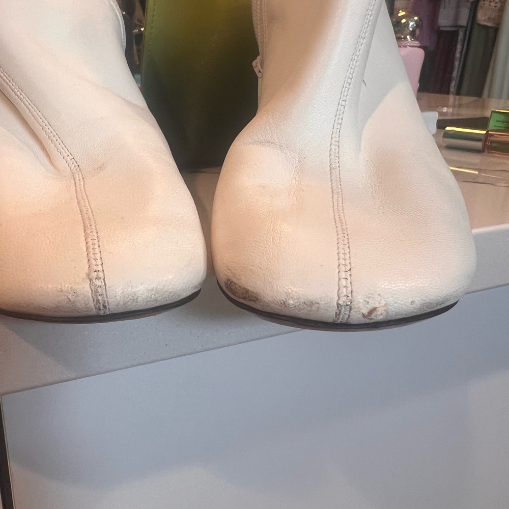 Celine White Heeled Boots - Picture 7 of 7